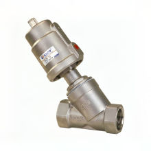 2/2Way High Quality Durable Stainless Steel SS304/316 Threaded Angle Seat Valve